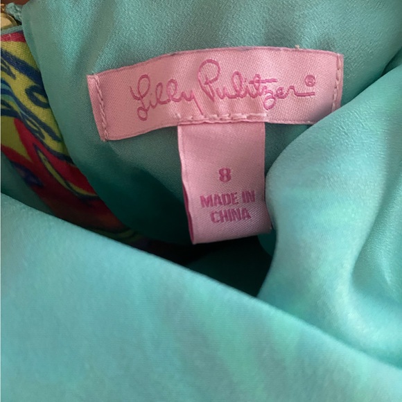 Lilly Pulitzer Girl’s Colorful Paisley Dress with Tassel Hem - Picture 8 of 8